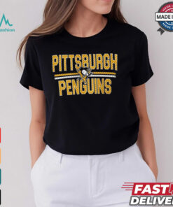Pittsburgh Penguins Starter Mesh Look Team Name Logo Pullover shirt