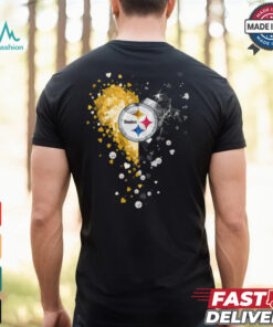 Pittsburgh Steelers Crystal Heart Shirt