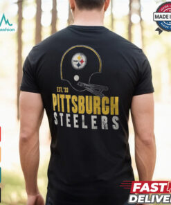 Pittsburgh Steelers Nike Black Helmet Essential T Shirt