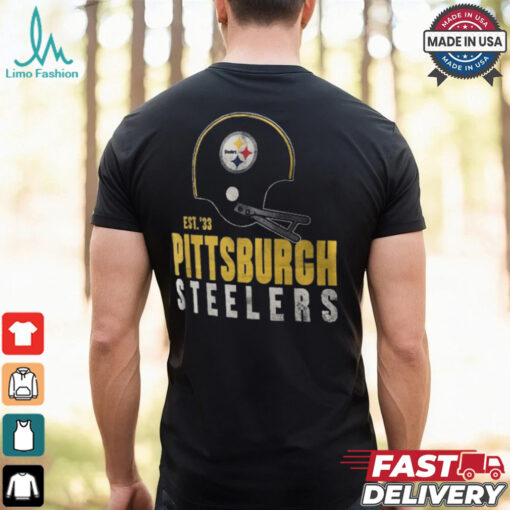 Pittsburgh Steelers Nike Black Helmet Essential T Shirt