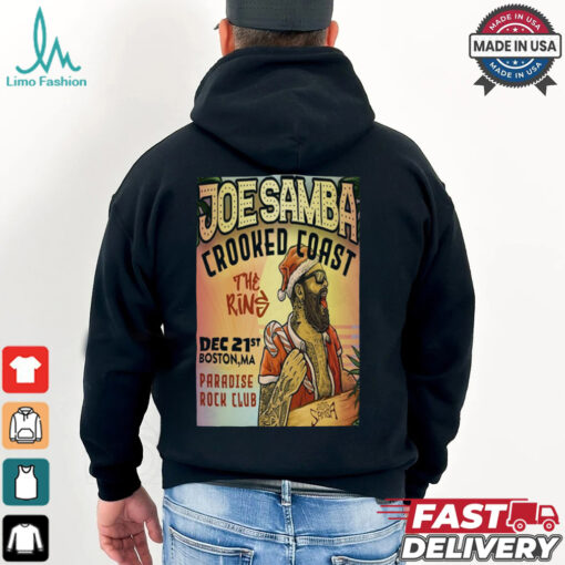 Poster Joe Samba Paradise in Boston MA On Dec 21 2024 t shirt