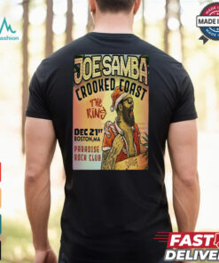Poster Joe Samba Paradise in Boston MA On Dec 21 2024 t shirt