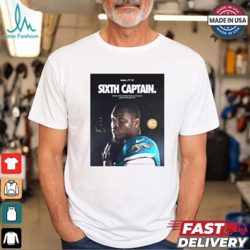 Poster NFL Sixth Captain Defensive end Travon Walker will serve as sixth captain against the Indianapolis Colts Signature 2024 t shirt