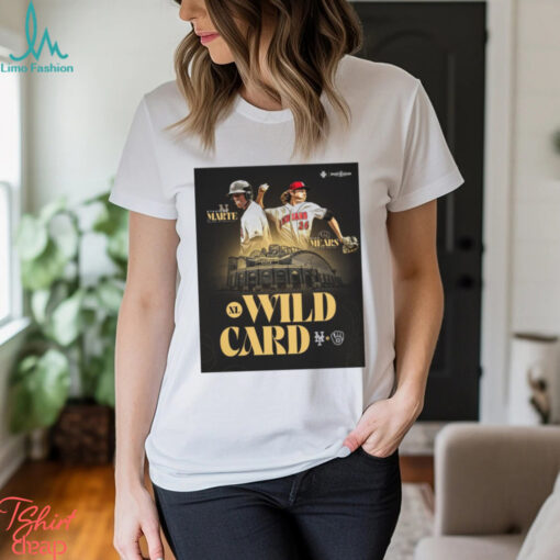 Poster New York Mets vs Milwaukee Brewers MLB NL Wild Card Players t shirt