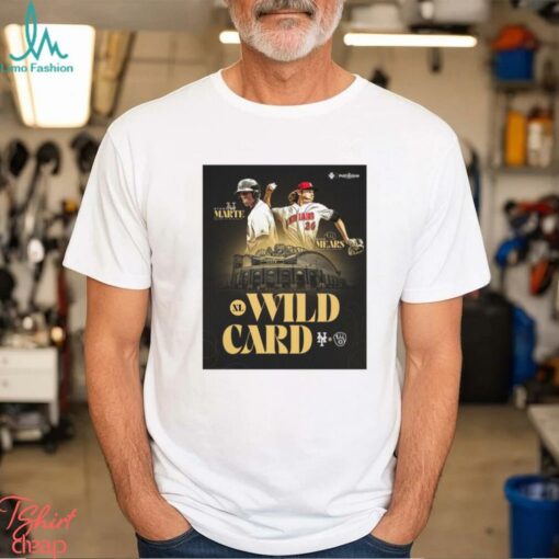 Poster New York Mets vs Milwaukee Brewers MLB NL Wild Card Players t shirt