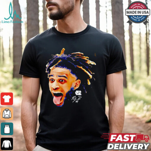 RJ Davis North Carolina Tar Heels bighead shirt
