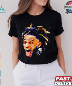 RJ Davis North Carolina Tar Heels bighead shirt