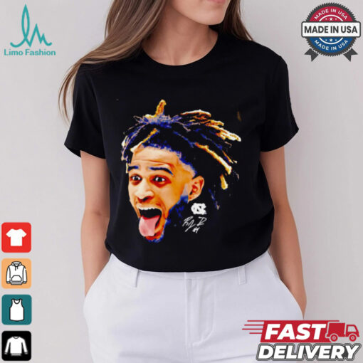 RJ Davis North Carolina Tar Heels bighead shirt