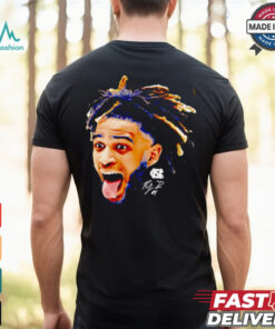 RJ Davis North Carolina Tar Heels bighead shirt
