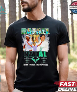 Rafael Nadal 2001 2024 thank you for the memories signature shirt