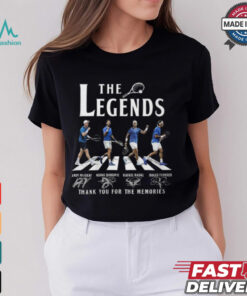 Rafael Nadal Andy Murry Roger Federer Novak Djokovic The Legends Of Tennis T Shirt