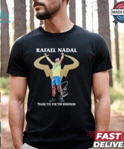 Rafael Nadal Grand Slam 22 Thank You For The Memories Signature shirt