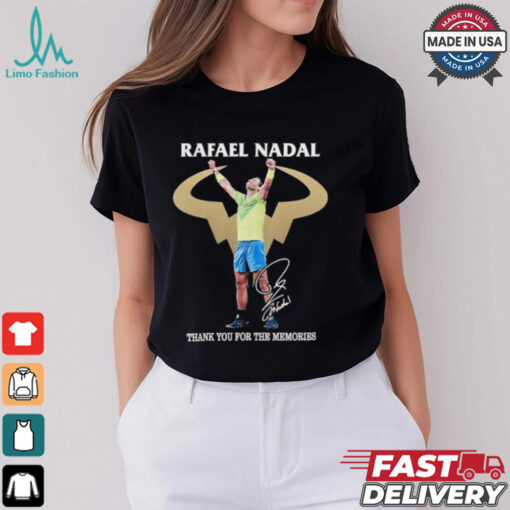 Rafael Nadal Grand Slam 22 Thank You For The Memories Signature shirt