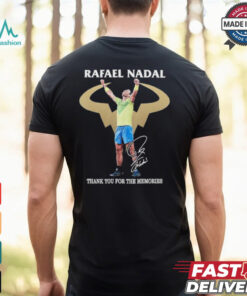 Rafael Nadal Grand Slam 22 Thank You For The Memories Signature shirt