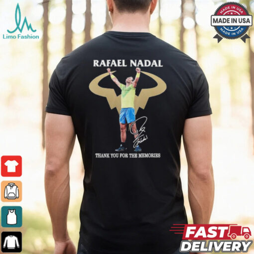 Rafael Nadal Grand Slam 22 Thank You For The Memories Signature shirt