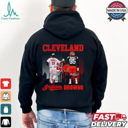 Ramirez Garrett Cleveland Guardians Browns signature shirt