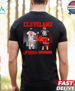 Ramirez Garrett Cleveland Guardians Browns signature shirt