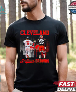 Ramirez Garrett Cleveland Guardians Browns signature shirt