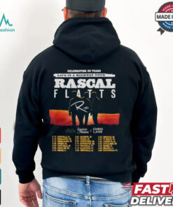 Rascal Flatts Celebrating 25 Years Life Is A Highway Tour Shirt