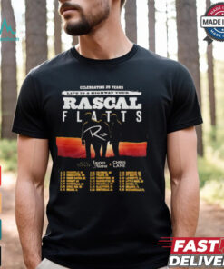 Rascal Flatts Celebrating 25 Years Life Is A Highway Tour Shirt