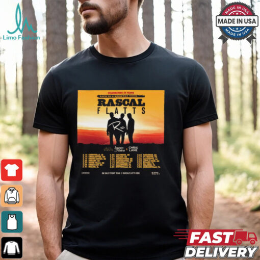 Rascal Flatts Return For Life Is A Highway Tour Shirt