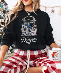 Real Women Love Baseball Smart Women Love The Los Angeles Dodgers MLB T Shirt