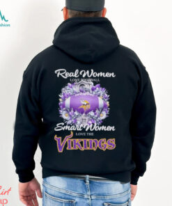 Real Women Love Football Smart Women Love The Minnesota Vikings X Vintage Diamonds Shirt