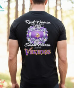 Real Women Love Football Smart Women Love The Minnesota Vikings X Vintage Diamonds Shirt