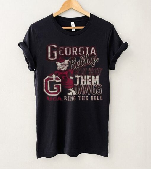 Red Georgia Bulldogs Washed Vault T Shirt