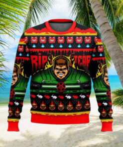 Rip And Tear Doom Ugly Christmas Sweater