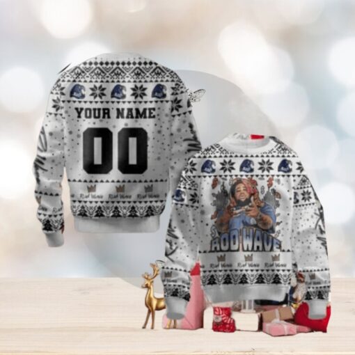 Rod Wave Rapper Custom Name Christmas Sweater Chirstmas Gifts 2024 Xmas For Family And Friends Ugly Sweater