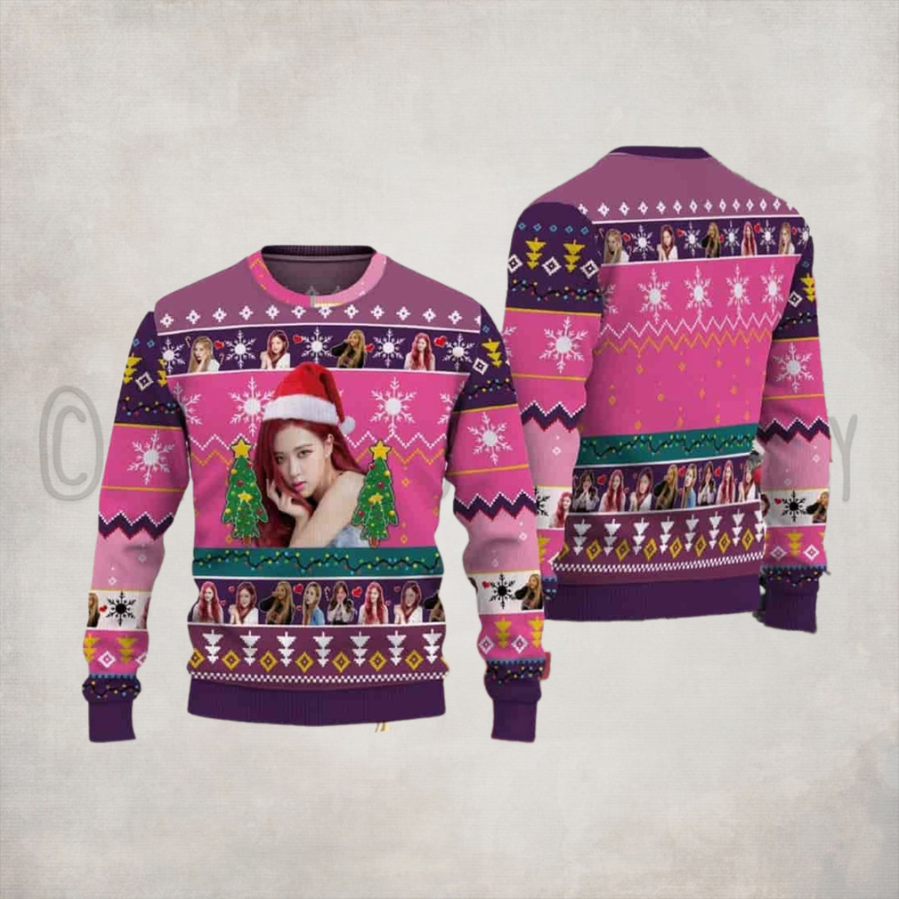 Rose BLACKPINK Chirstmas Gifts 2024 Xmas For Family And Friends Ugly Sweater Rose BLACKPINK Chirstmas Gifts 2024 Xmas For Family And Friends Ugly Sweater