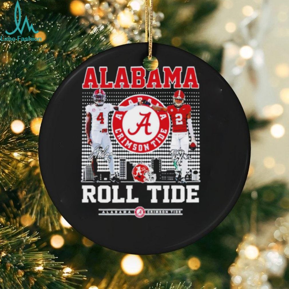 Ryan Williams And Jalen Milroe Alabama Crimson Tide Roll Tide signature shirt Ryan Williams And Jalen Milroe Alabama Crimson Tide Roll Tide signature shirt