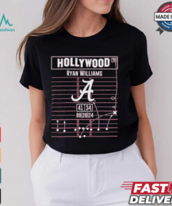 Ryan Williams Hollywood Ending Play Diagram Alabama Crimson Tide Football Shirts