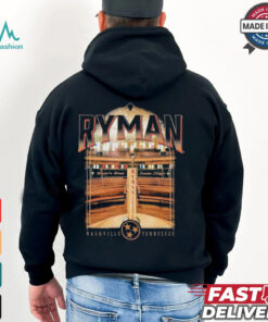 Ryman Auditorium Music Most Iconic Stage Nashville Tennessee T shirts