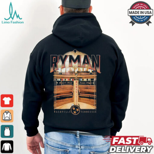 Ryman Auditorium Music Most Iconic Stage Nashville Tennessee T shirts