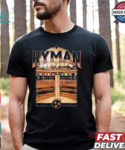 Ryman Auditorium Music Most Iconic Stage Nashville Tennessee T shirts