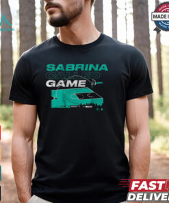 Sabrina Ionescu Called Game from the Logo Shirt