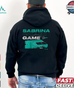 Sabrina Ionescu Called Game from the Logo Shirt