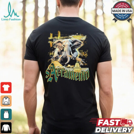 Sacramento Baseball Elephant Oakland Athletics MLB t shirt