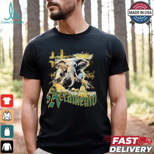 Sacramento Baseball Elephant Oakland Athletics MLB t shirt