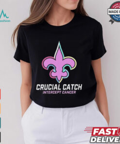 Saints Crucial Catch Intercept Cancer Shirt