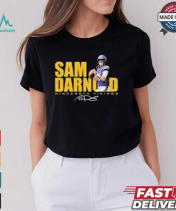 Sam Darnold No. 14 Minnesota Vikings signature shirt