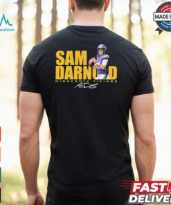 Sam Darnold No. 14 Minnesota Vikings signature shirt