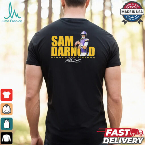 Sam Darnold No. 14 Minnesota Vikings signature shirt