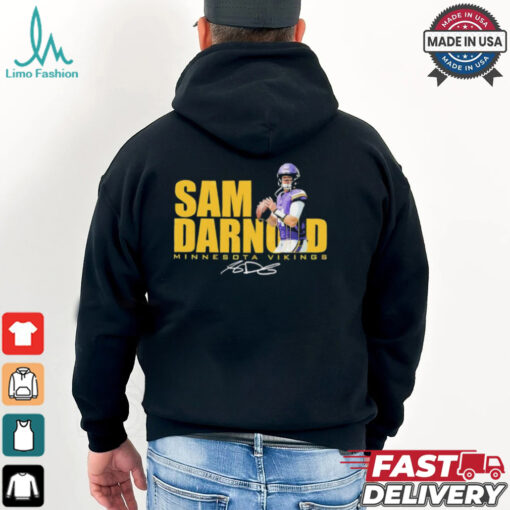 Sam Darnold No. 14 Minnesota Vikings signature shirt