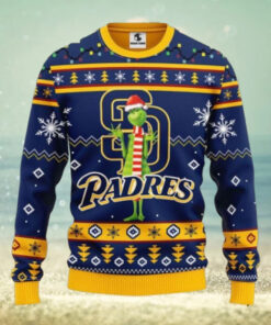 San Diego Padres Christmas Sweater Grinch Holiday