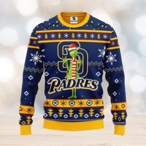 San Diego Padres Christmas Sweater Grinch Holiday