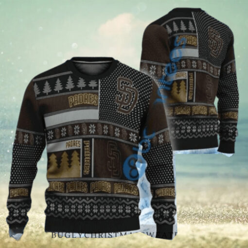 San Diego Padres Patchwork Christmas Sweater