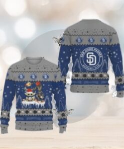 San Diego Padres Ugly Sweater Baby Yoda And Groot